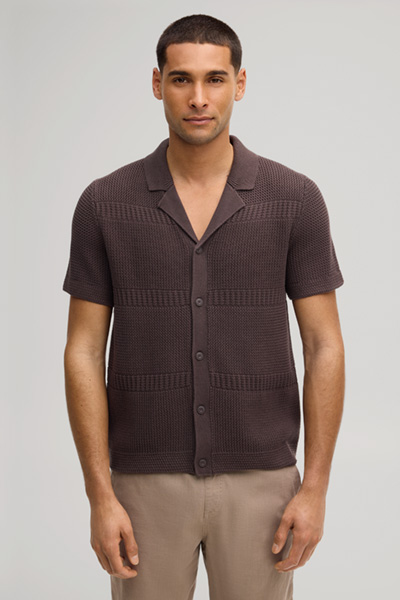 Ilkor knitted jumper in dark brown