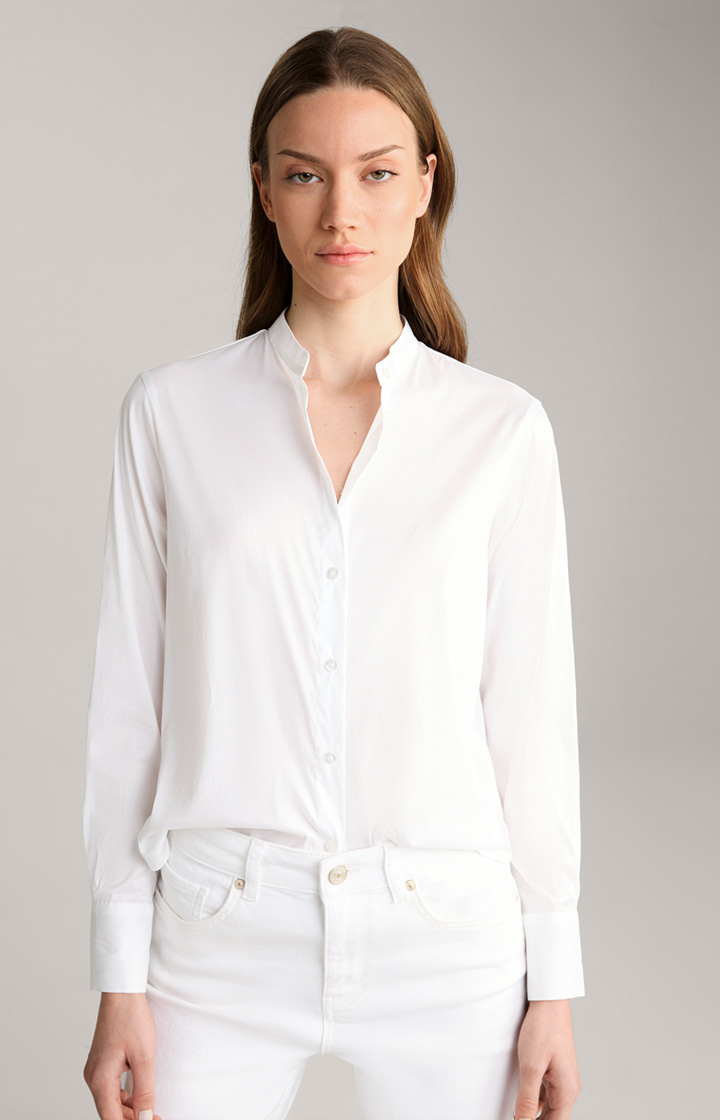 Bluzka koszulowa w kolorze białym