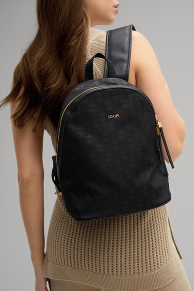 Collana Tessuto Enrica Rucksack in Black