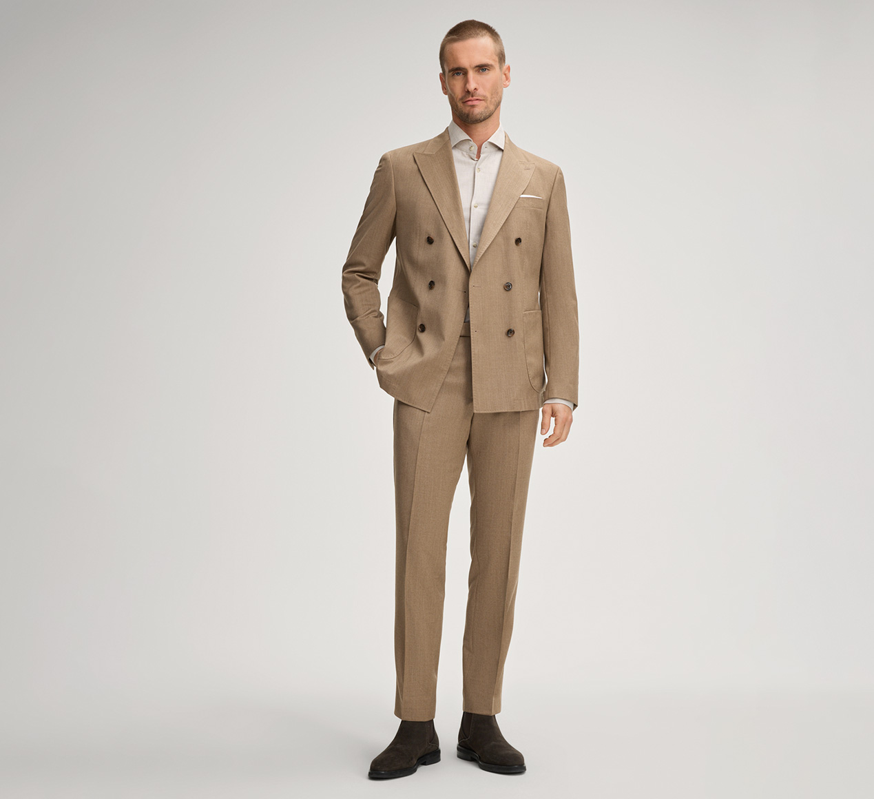 JOOP! presents the product Blayr modular pants in camel from the category Trousers & Chinos