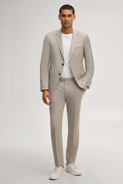 Baukasten-Sakko Herby in Beige meliert