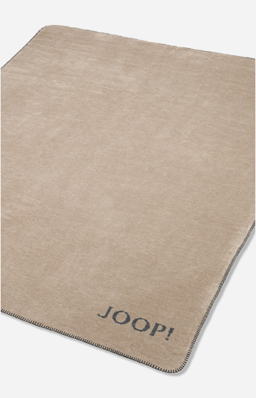 JOOP! MELANGE-DOUBLEFACE Blanket in Sand Stone