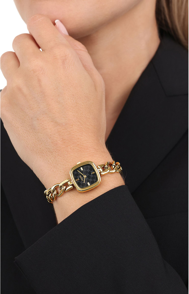 Damen-Armbanduhr in Gold