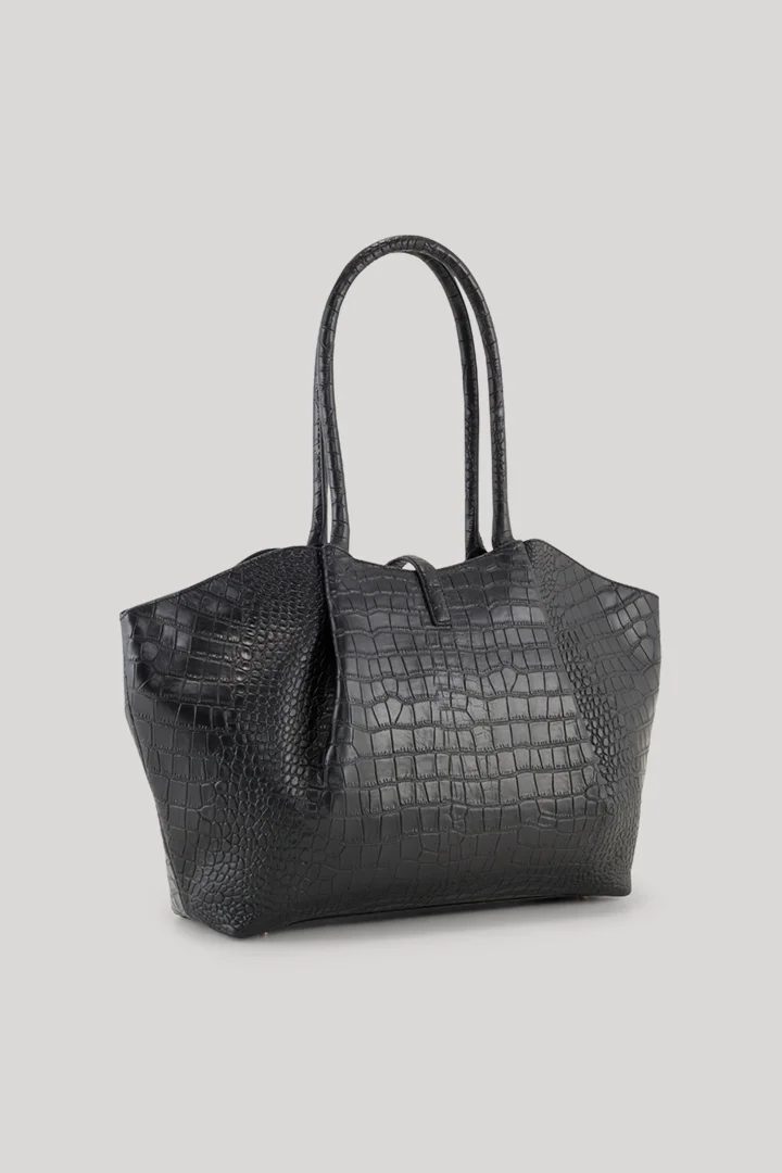 Führt zu Produktdetailseite „Handtasche Coccodrillo Sheryl in Schwarz"