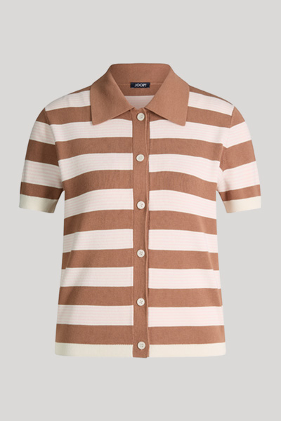 hellbraun/rosé gestreift