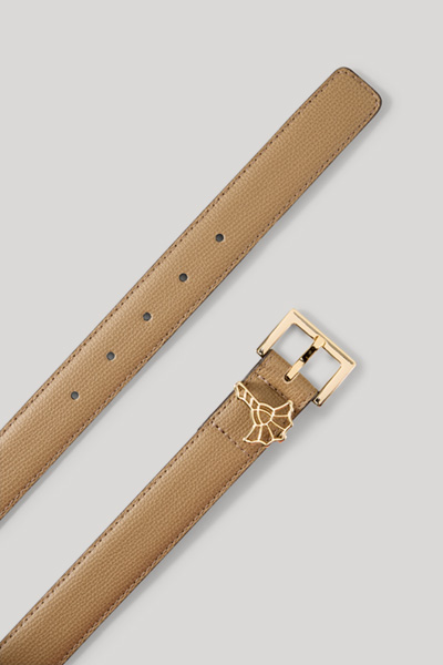 Ledergürtel in Hellbraun