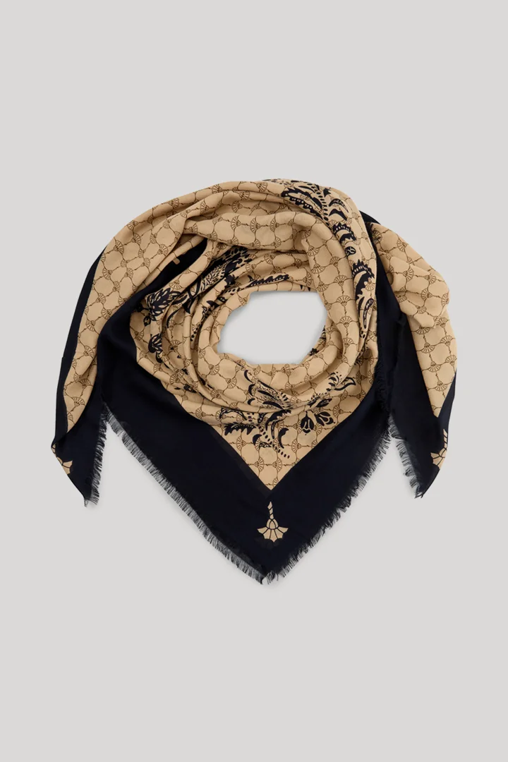 Führt zu Produktdetailseite „Tuch Adalia in Beige/Navy Cornflower"