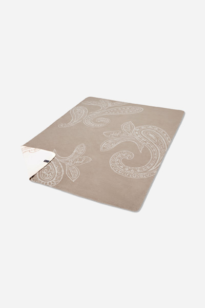 Wohndecke JOOP! PAISLEY in Taupe, 150 x 200 cm