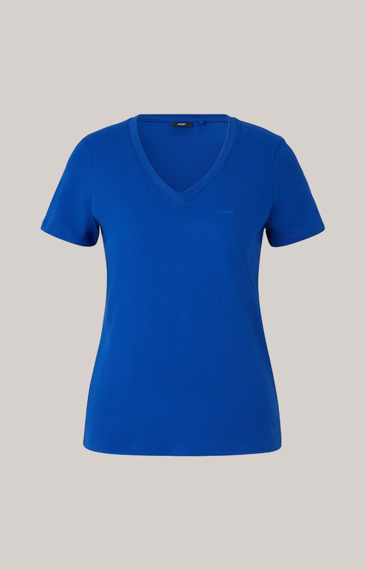 Cotton T-shirt in blue