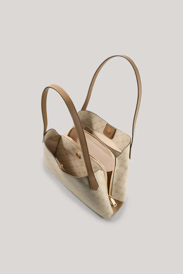 Shopper Mazzolino Rahel in cream cornflower