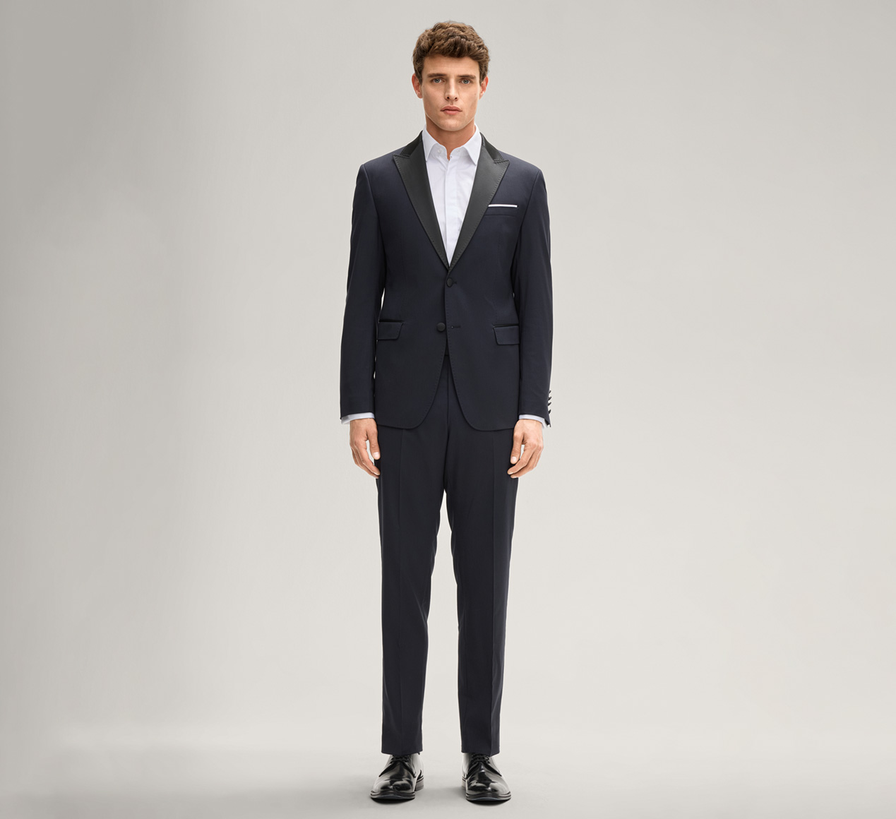 JOOP! presents the product Bask Modular Evening Suit Trousers in Navy from the category Trousers & Chinos