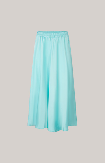 Satin Skirt in Turquoise
