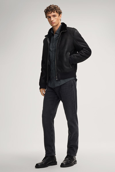 Hanson Shirt in Black/Grey