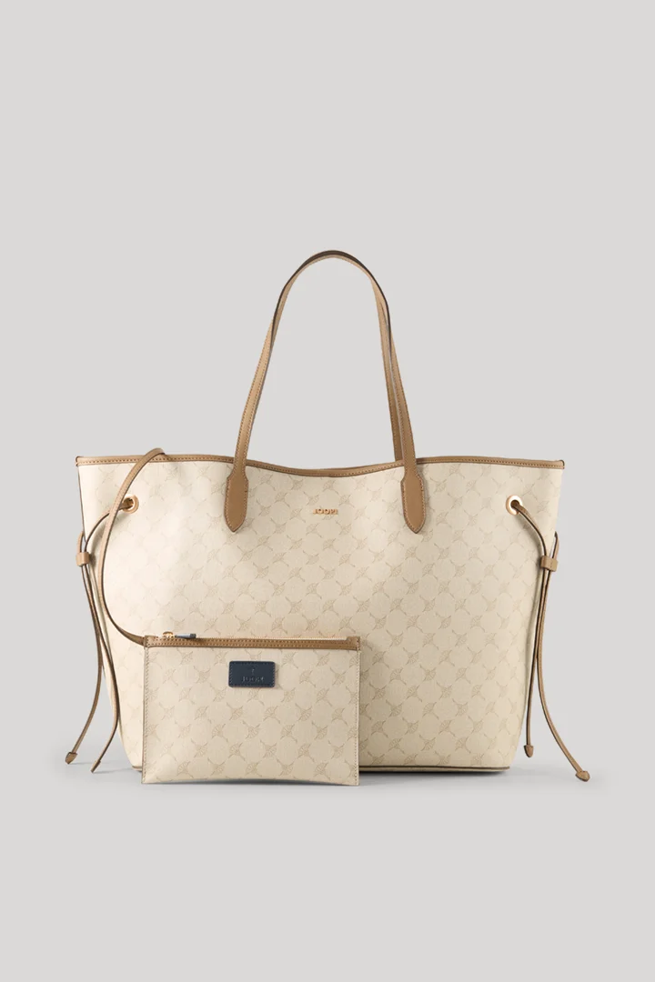 Führt zu Produktdetailseite „Shopper Mazzolino Lara in Creme Cornflower"