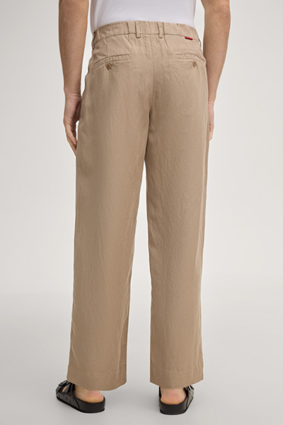 Bundfaltenhose Rondo in Beige
