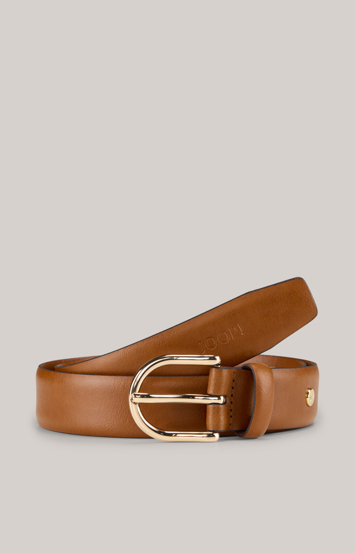 Classic Leather Belt in Cognac