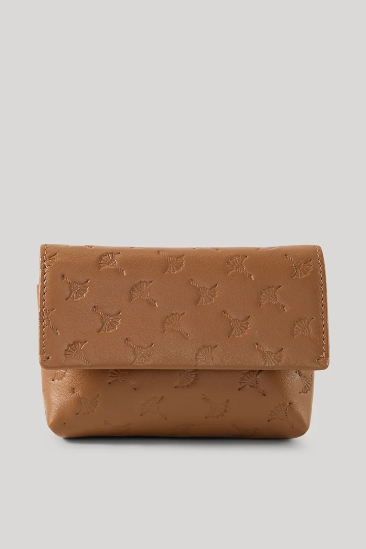 Führt zu Produktdetailseite „Schlüsseletui Leggero Stampa Lenta in Cognac"