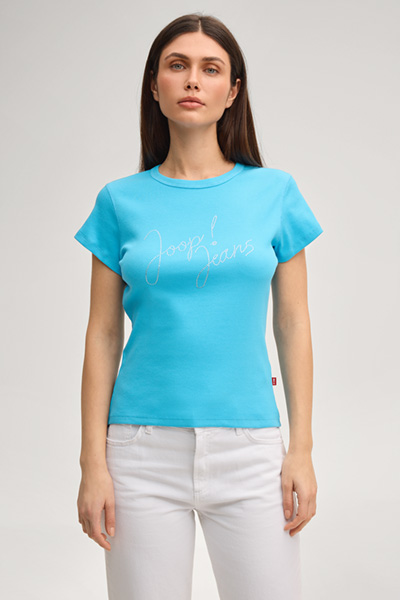 Tineta T-shirt in turquoise