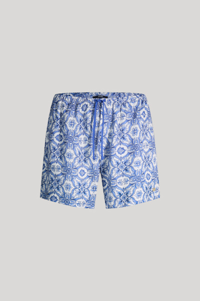 Loungewear shorts Allure in blue/white patterned