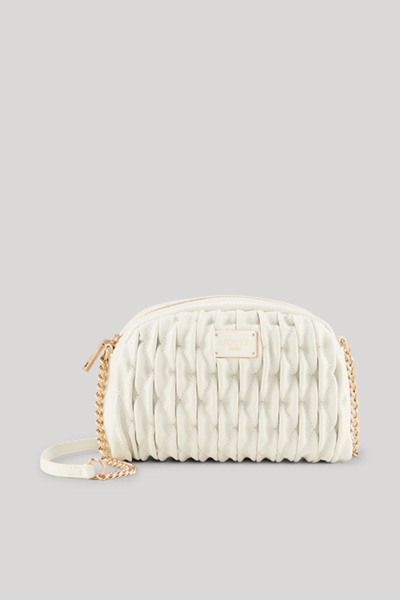 Schultertasche Ruga Jessy in Offwhite