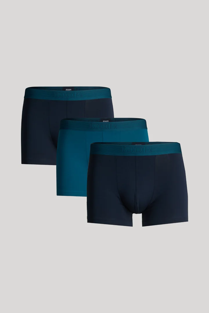 Leads to product detail page "3-pack boxer shorts in petrol/navy"