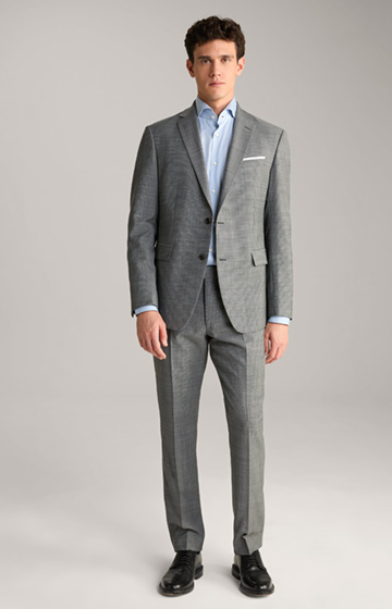 Finch-Brad Modular Suit in Textured Anthracite