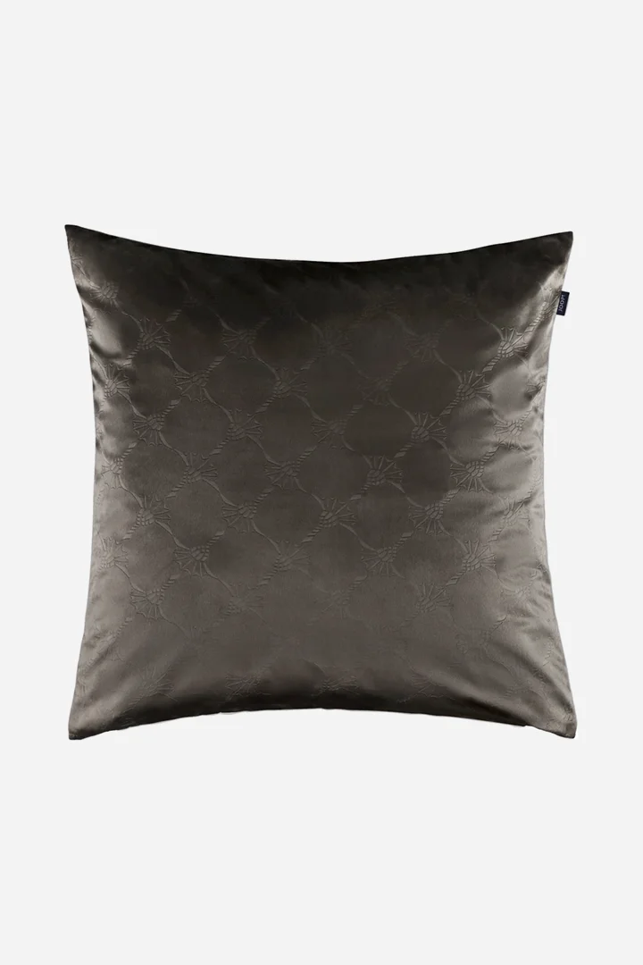 Leads to product detail page "Joop! soft cornflower decorative cushion cover 50x50 cm, brown-grey"
