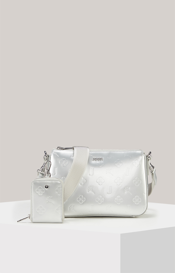 Decoro Lucente Jasmina Shoulder Bag in Silver