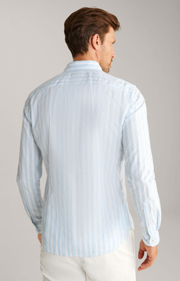 Pit Shirt in Light Blue Stripes