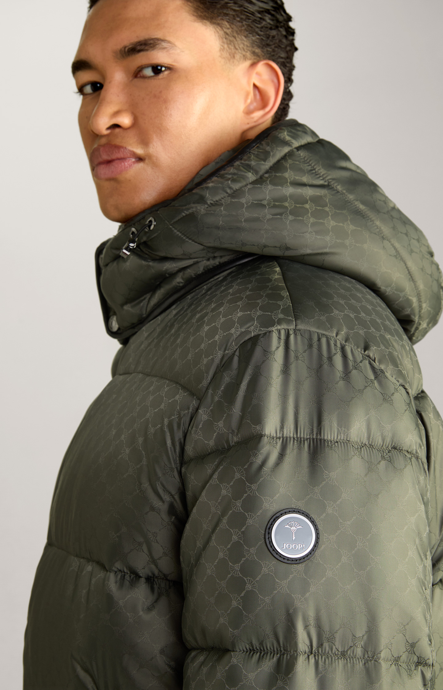 Joop Steppjacke Joop Kapuzenjacke Herren Coat Daunenmantel