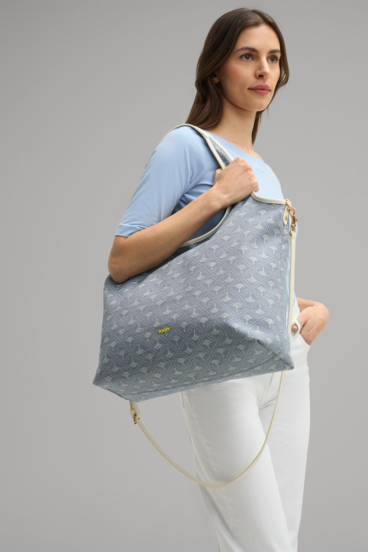 Origine Denim Goldie Cornflower Handbag in Light Blue