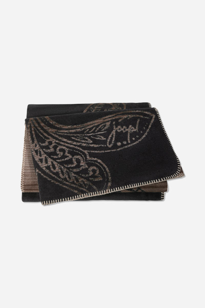 Wohndecke JOOP! PAISLEY in Schwarz, 150 x 200 cm