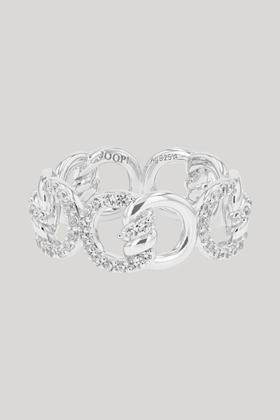 Führt zu Produktdetailseite „Ring mit Zirkonia in Silber"