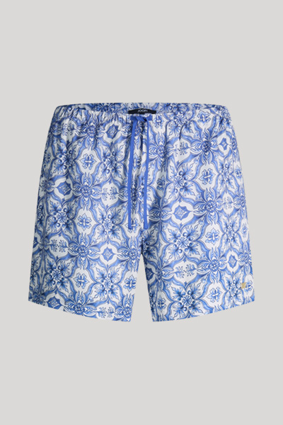 Loungewear shorts Allure in blue/white patterned