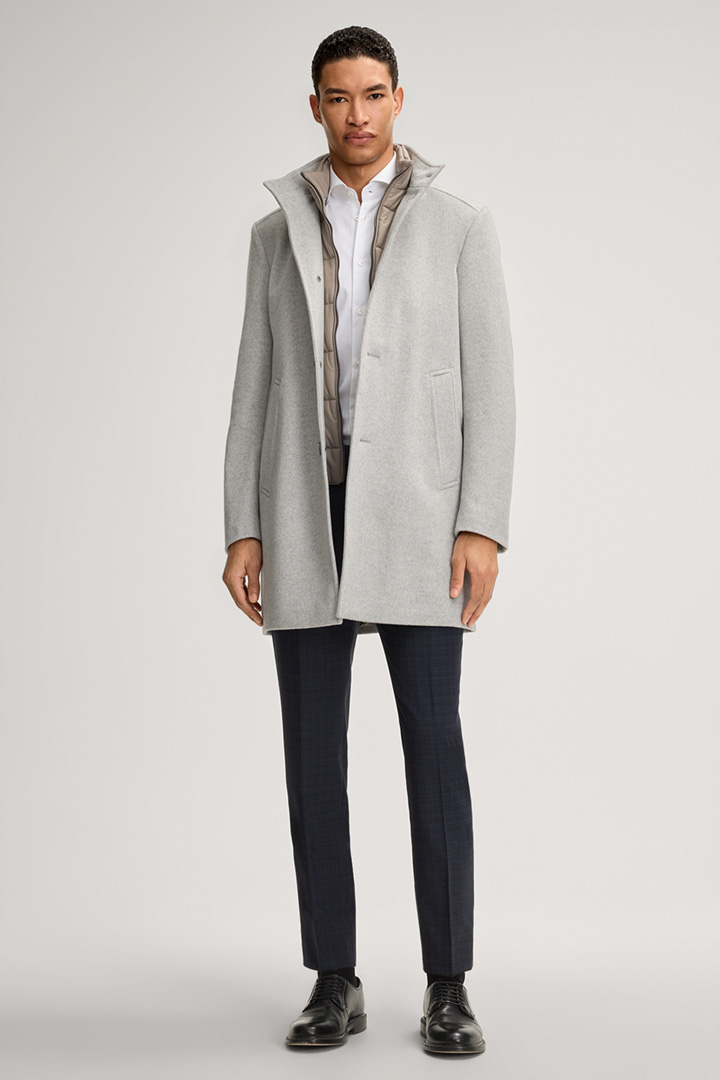 Maico Coat in Light Grey