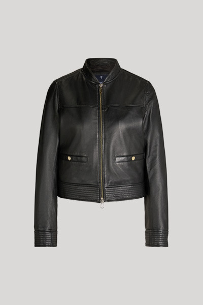 Liliana Leather Jacket in Black