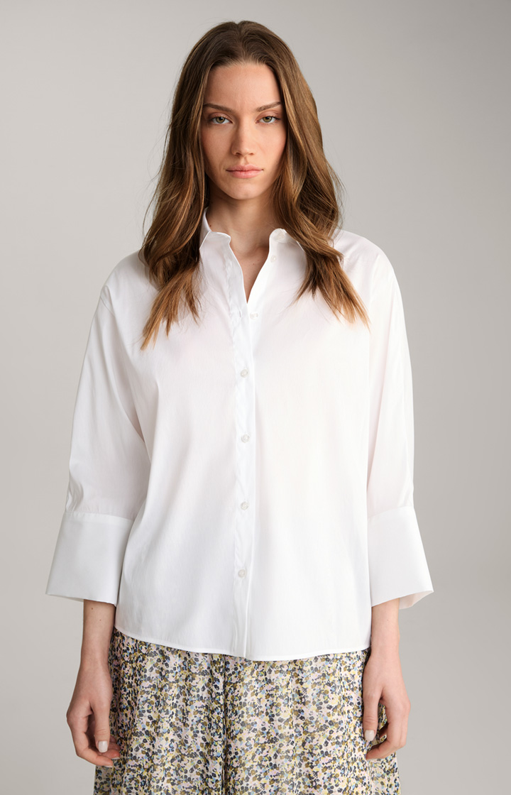 Bluzka koszulowa w kolorze białym