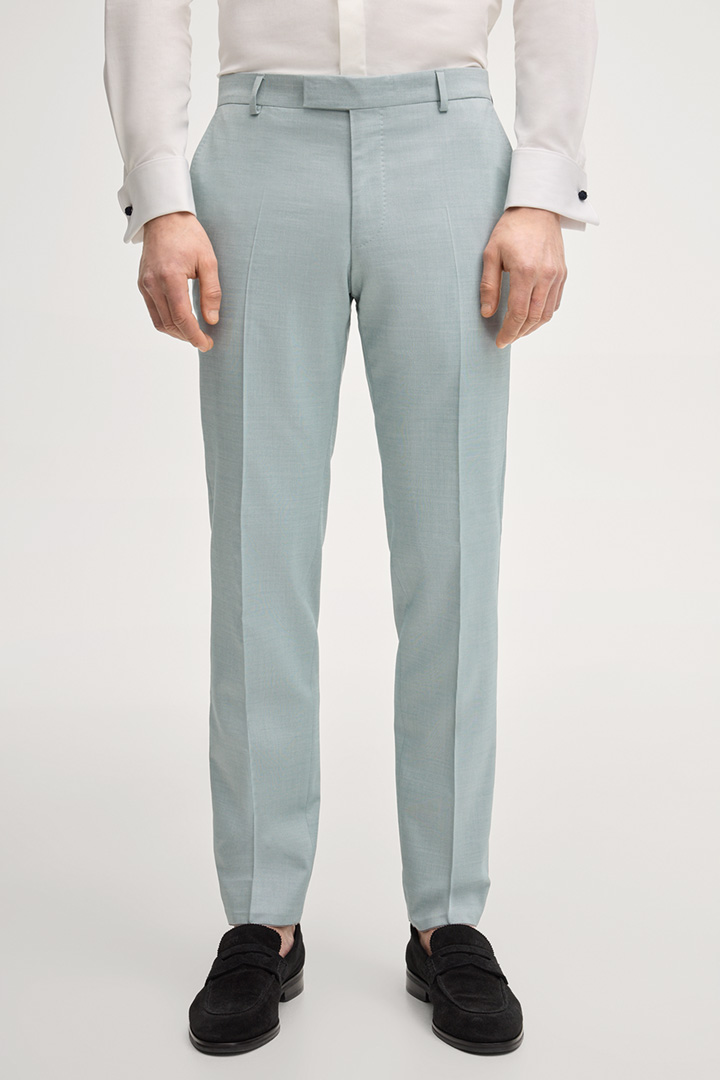 Führt zu Produktdetailseite „Baukasten-Anzughose Blayr in Salbei"