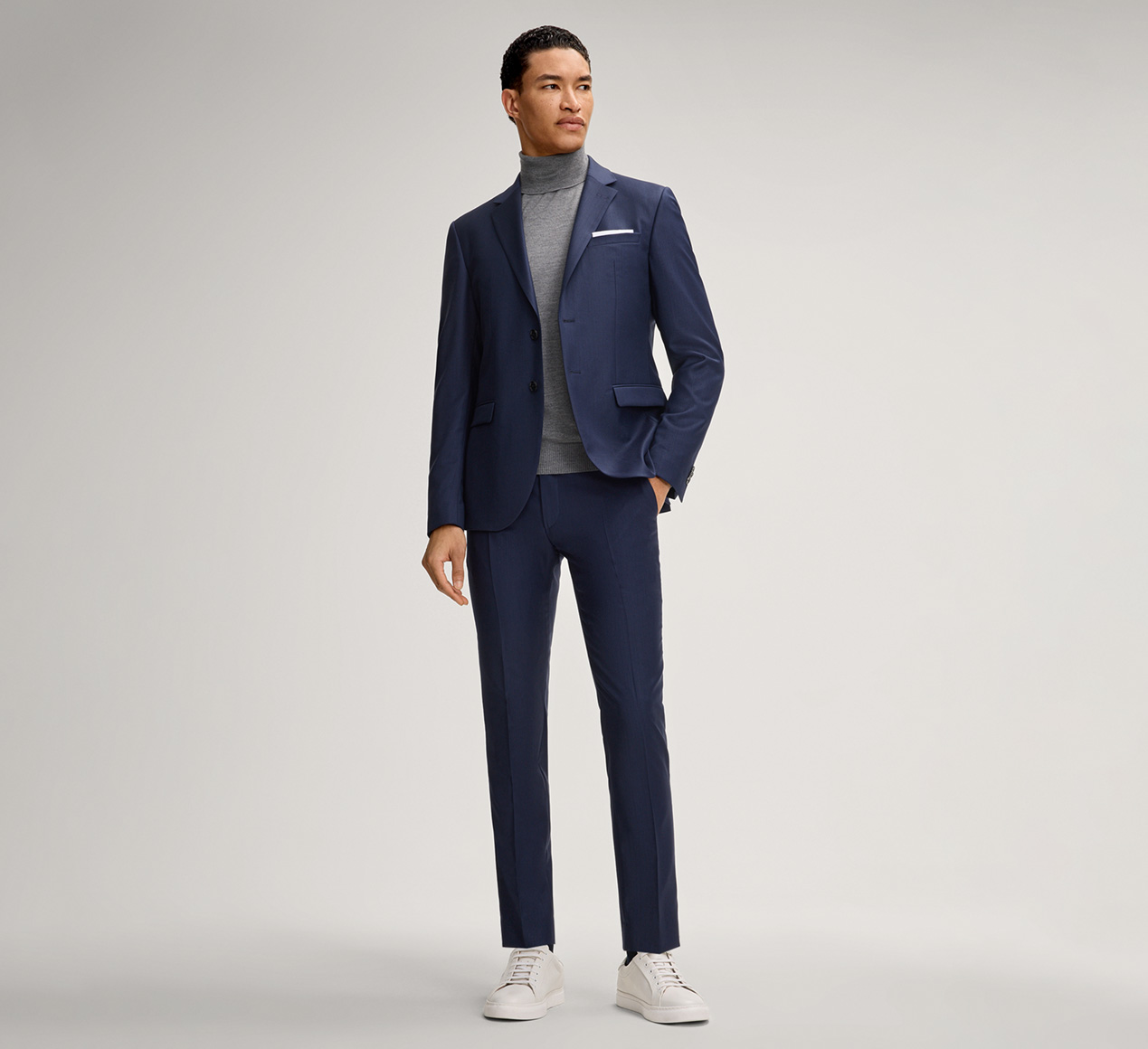 JOOP! präsentiert das Produkt Baukasten-Sakko Damon in Navy aus der Kategorie Sakkos