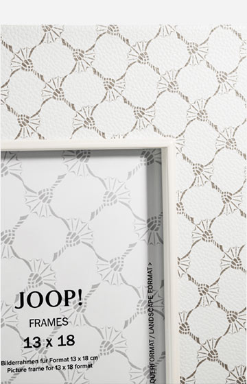 JOOP! CORNFLOWER Picture Frame 13 x 18 cm in White/Grey