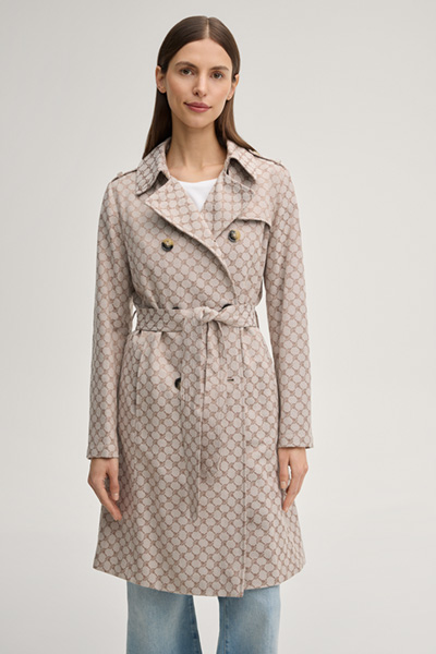 Trench Coat in Beige Cornflower