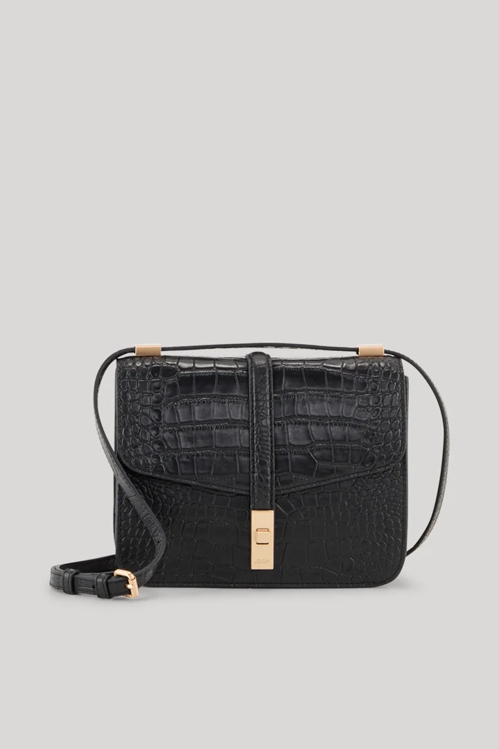 Führt zu Produktdetailseite „Schultertasche Coccodrillo Tory in Schwarz"