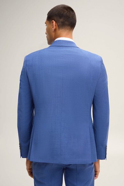 Führt zu Produktdetailseite „Baukasten-Sakko Herby in Mittelblau gemustert"