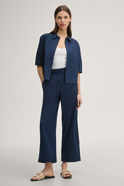 Bluse Begonia in Navy