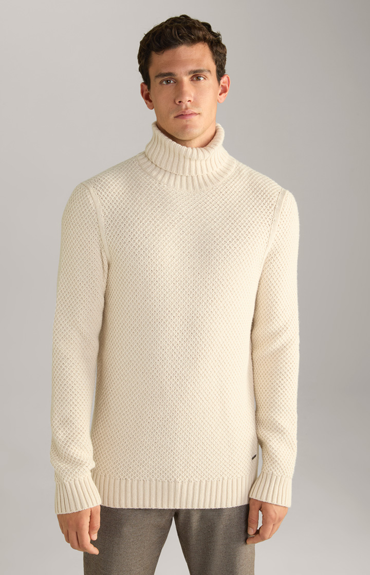 Bennor Turtleneck Jumper in Beige