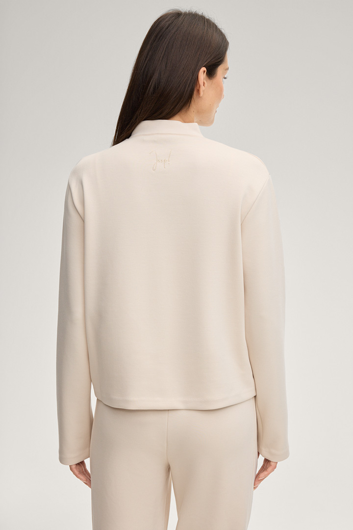 Sweatjacke Tobina in Champagner