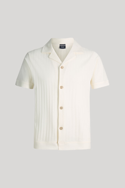Juanmanuel knitted shirt in off-white