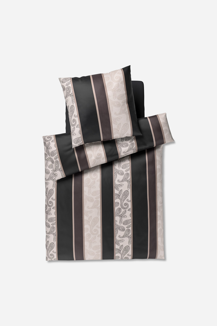 Führt zu Produktdetailseite „Bettwäsche JOOP! PAISLEY STRIPES in Black"