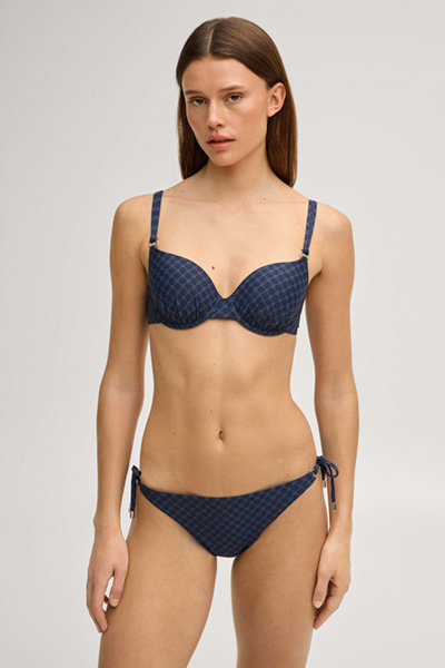 Bügel-Bikini-Top in Navy