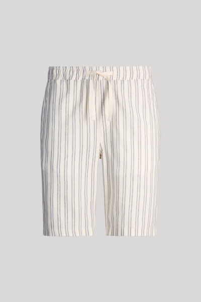 Russ shorts in off-white stripes